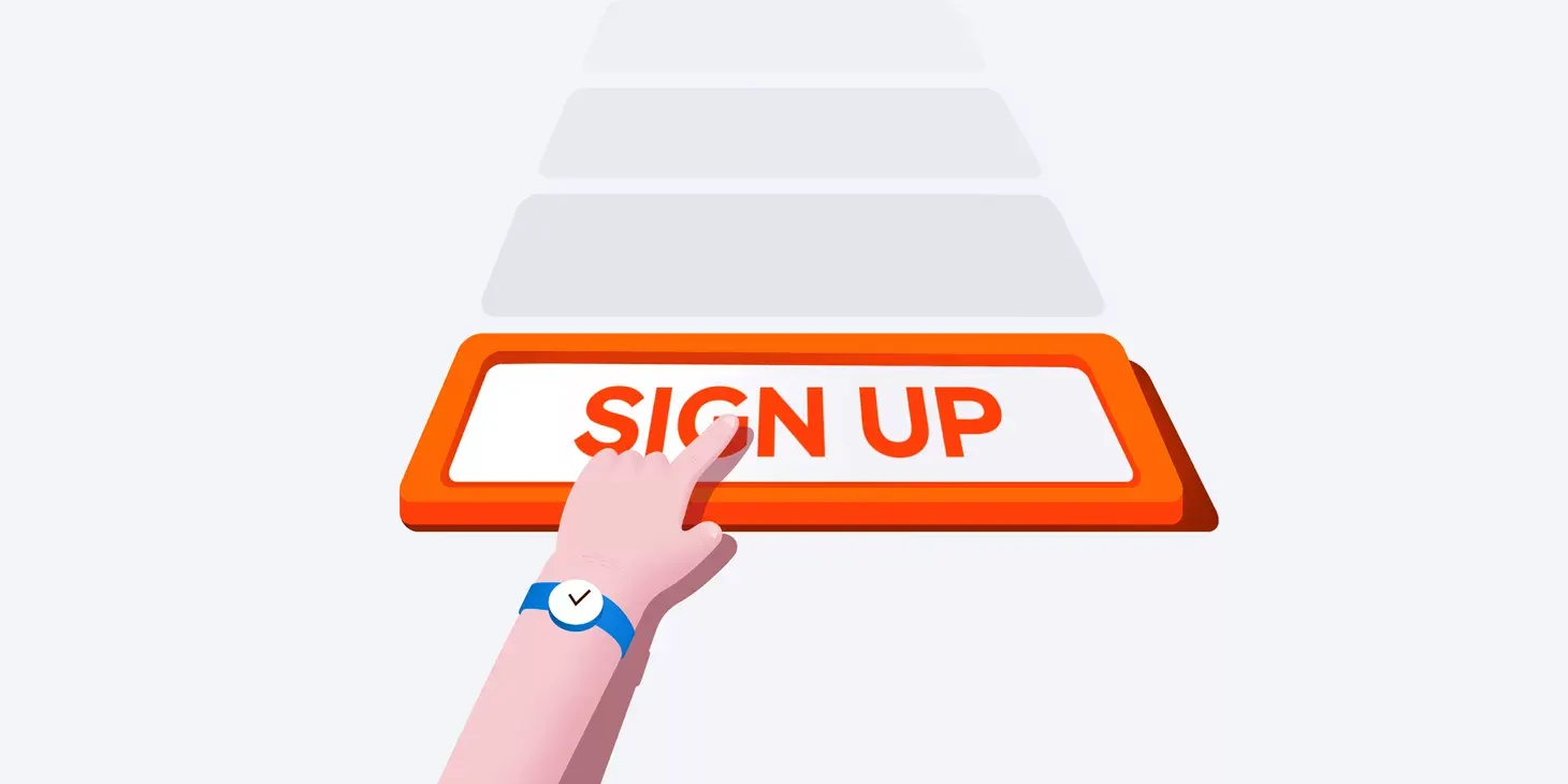 Don’t make the client spend too much time at the online registration form