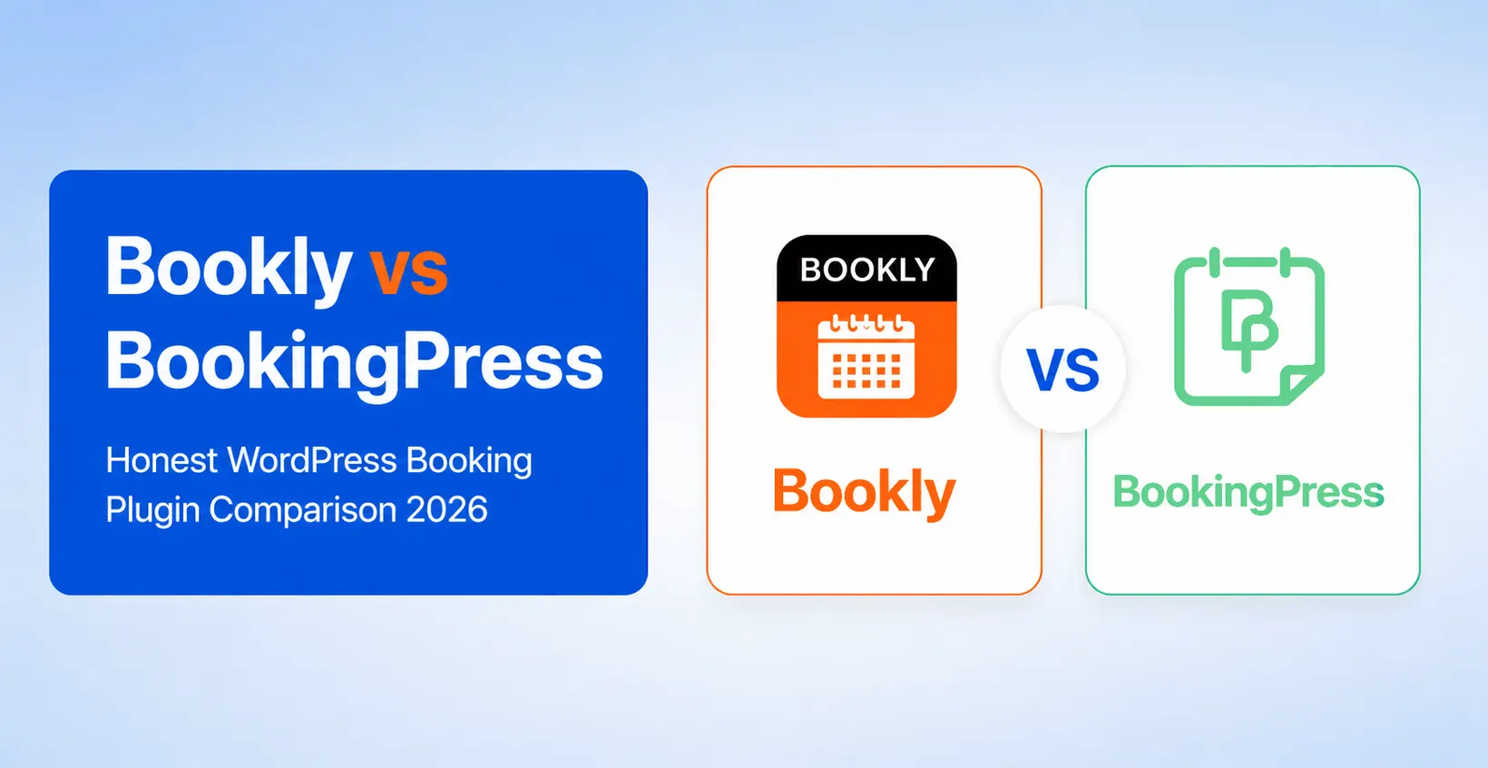 Bookly чи BookingPress у 2026 році: чесне порівняння плагінів бронювання для WordPress