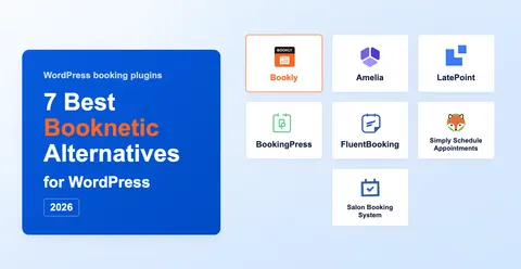 Comparativa de las 7 mejores alternativas a Booknetic para WordPress: plugins de reservas en 2026