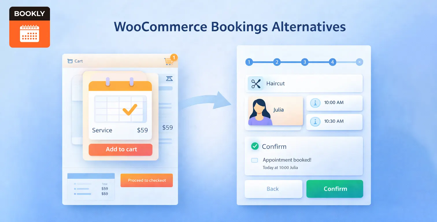 As 7 melhores alternativas ao plugin WooCommerce Bookings