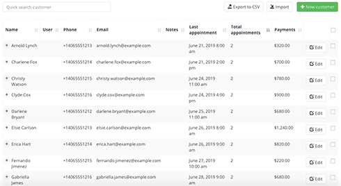 Manage your customer base effortlessly Manage your customer base effortlessly