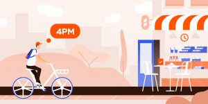 Online booking system for a local cafe website