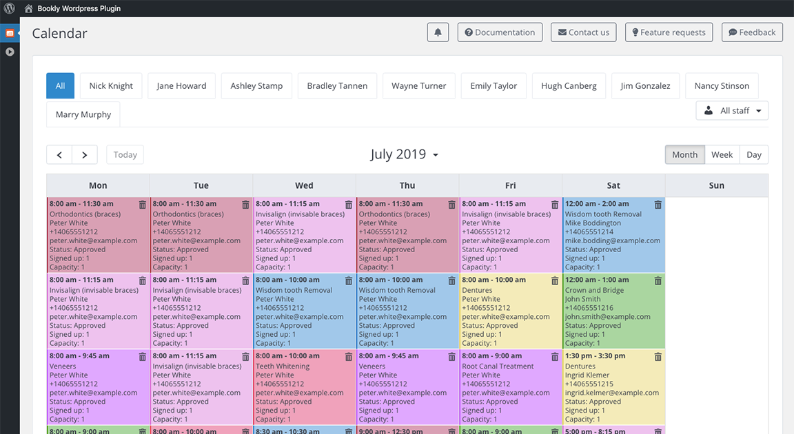 Bookly Pro addon Bookly Appointment Booking and Scheduling