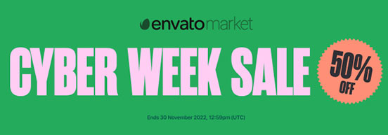 EnvatoMarketCWS22 Cyber Week Sale
