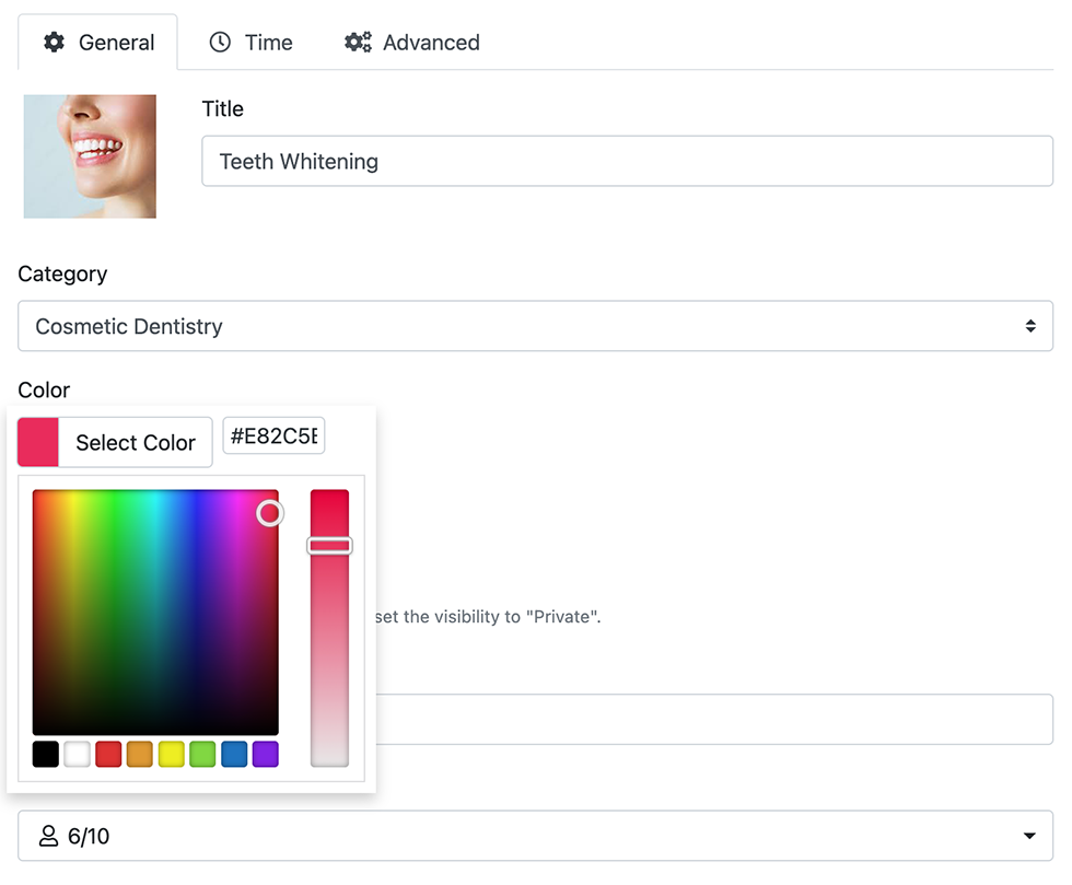 Color code services in Bookly calendar