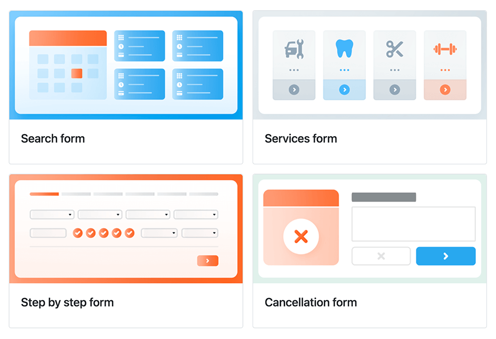 Customizable look & feel of the Bookly booking form