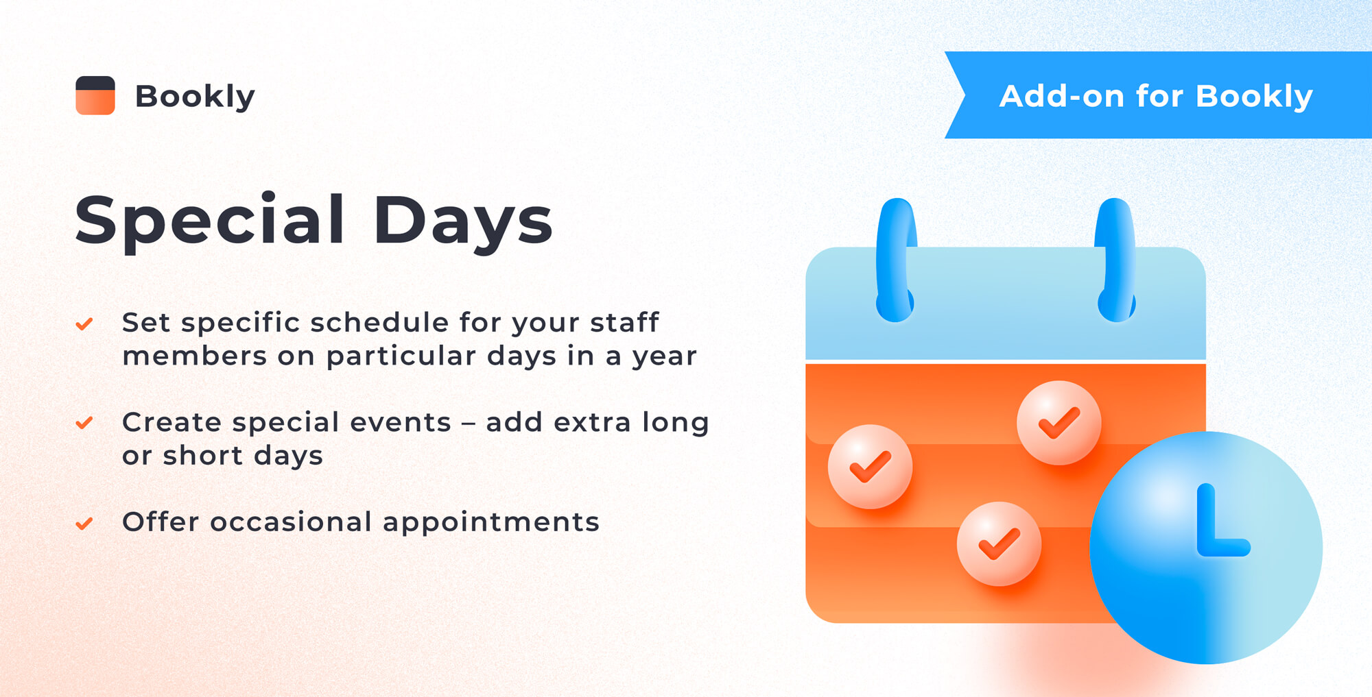 Bookly Special Days (Add-on)