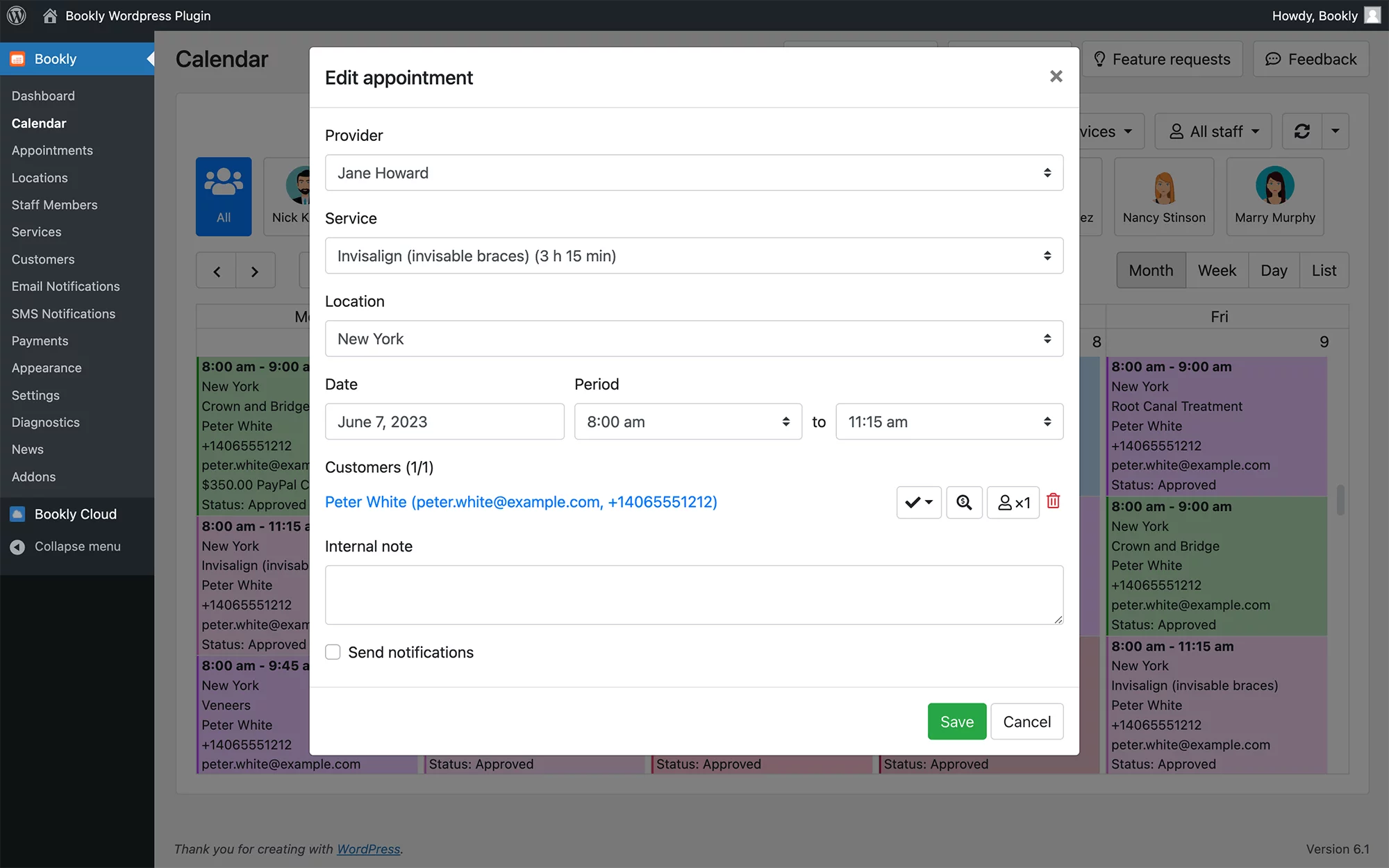 Add service locations in Bookly