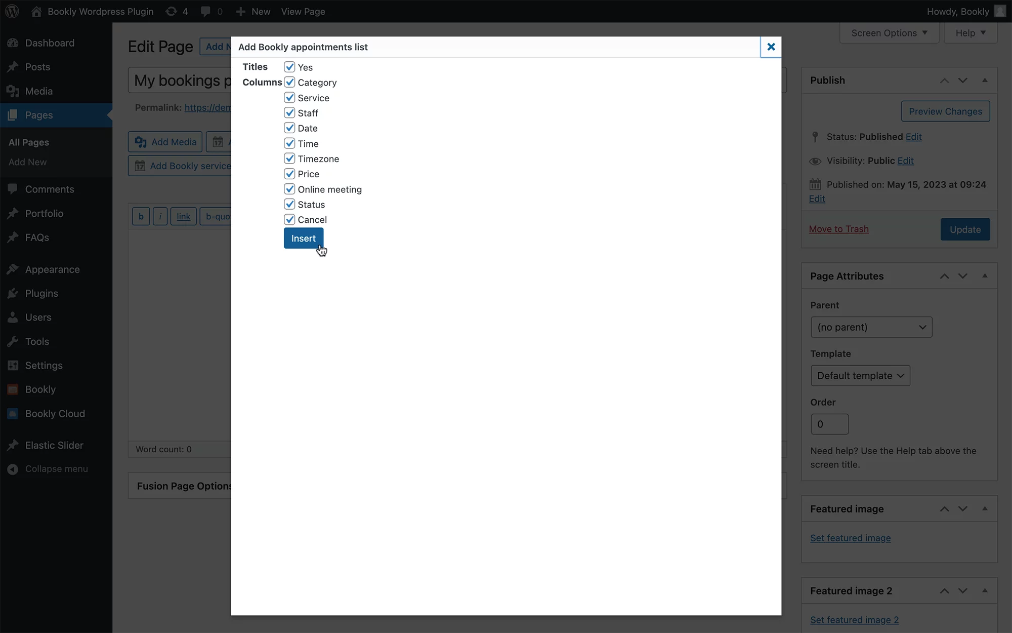 Let customers view & edit bookings online in Bookly