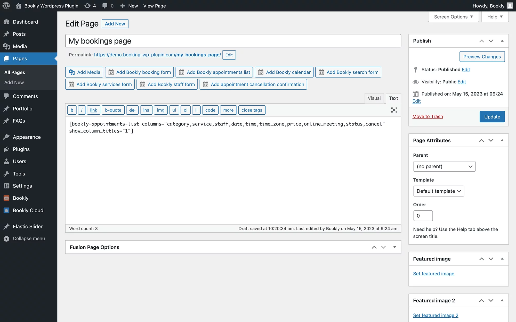 Let customers view & edit bookings online in Bookly