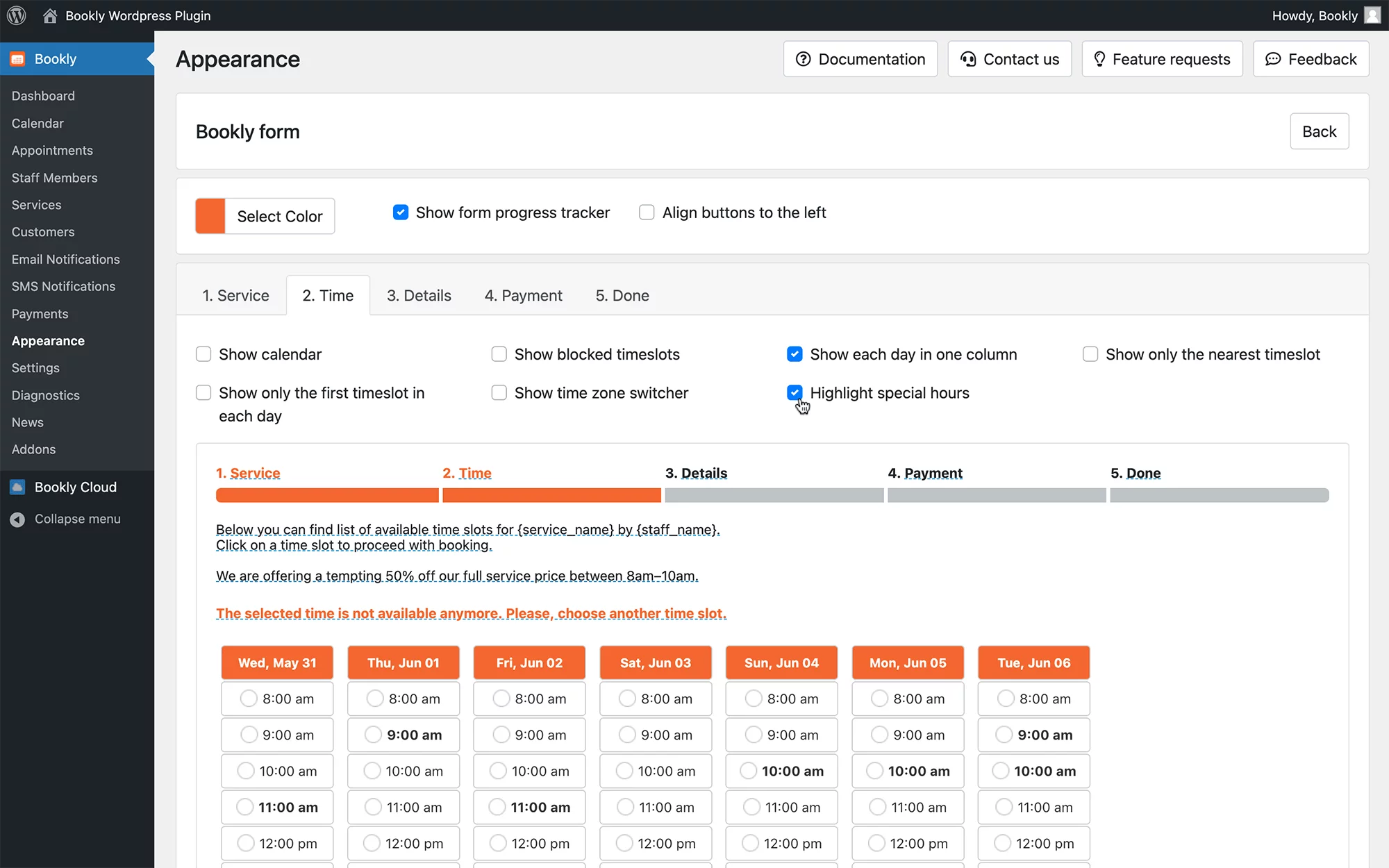 Set flexible prices in Bookly
