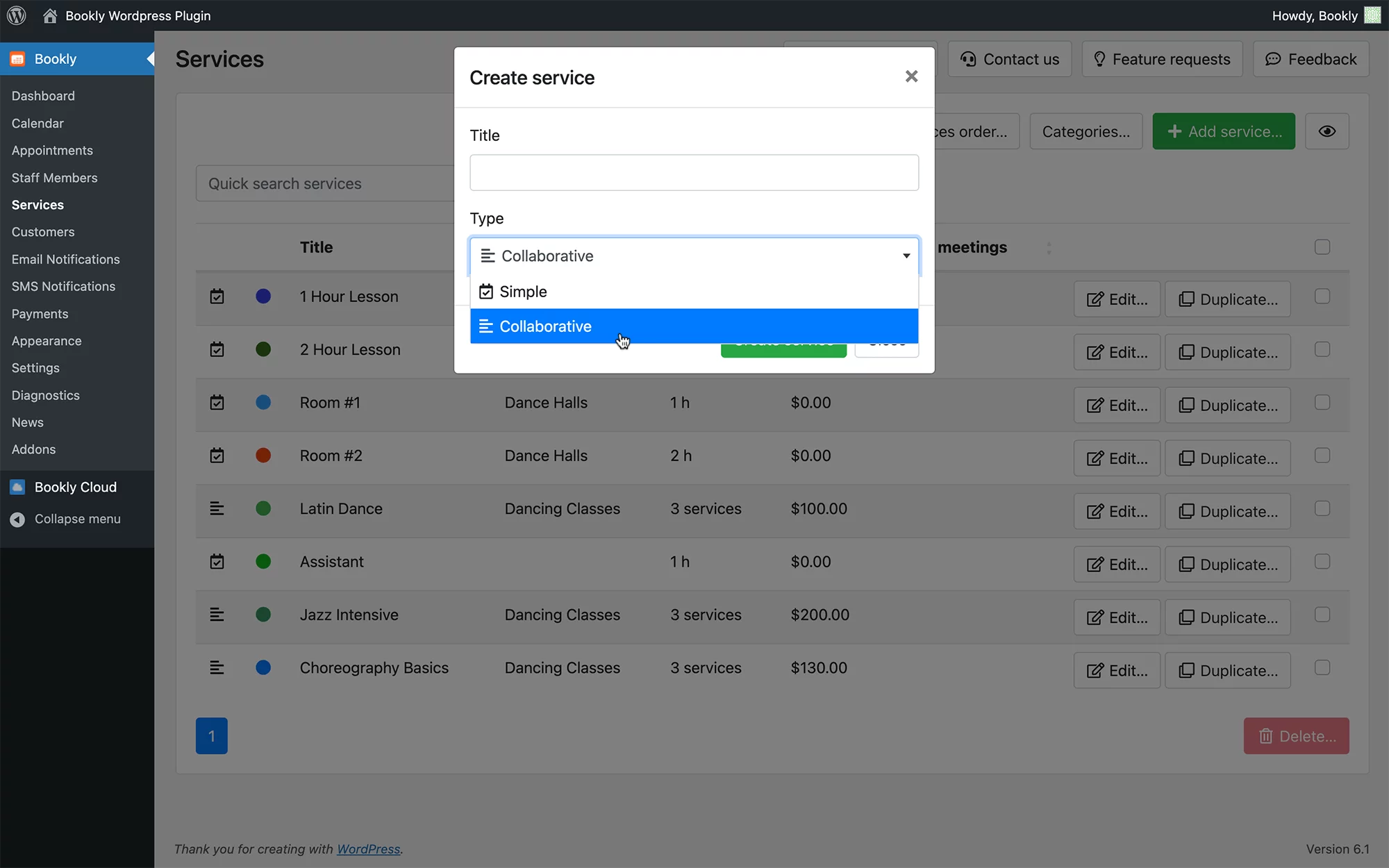 Share rooms and equipment between employees in Bookly