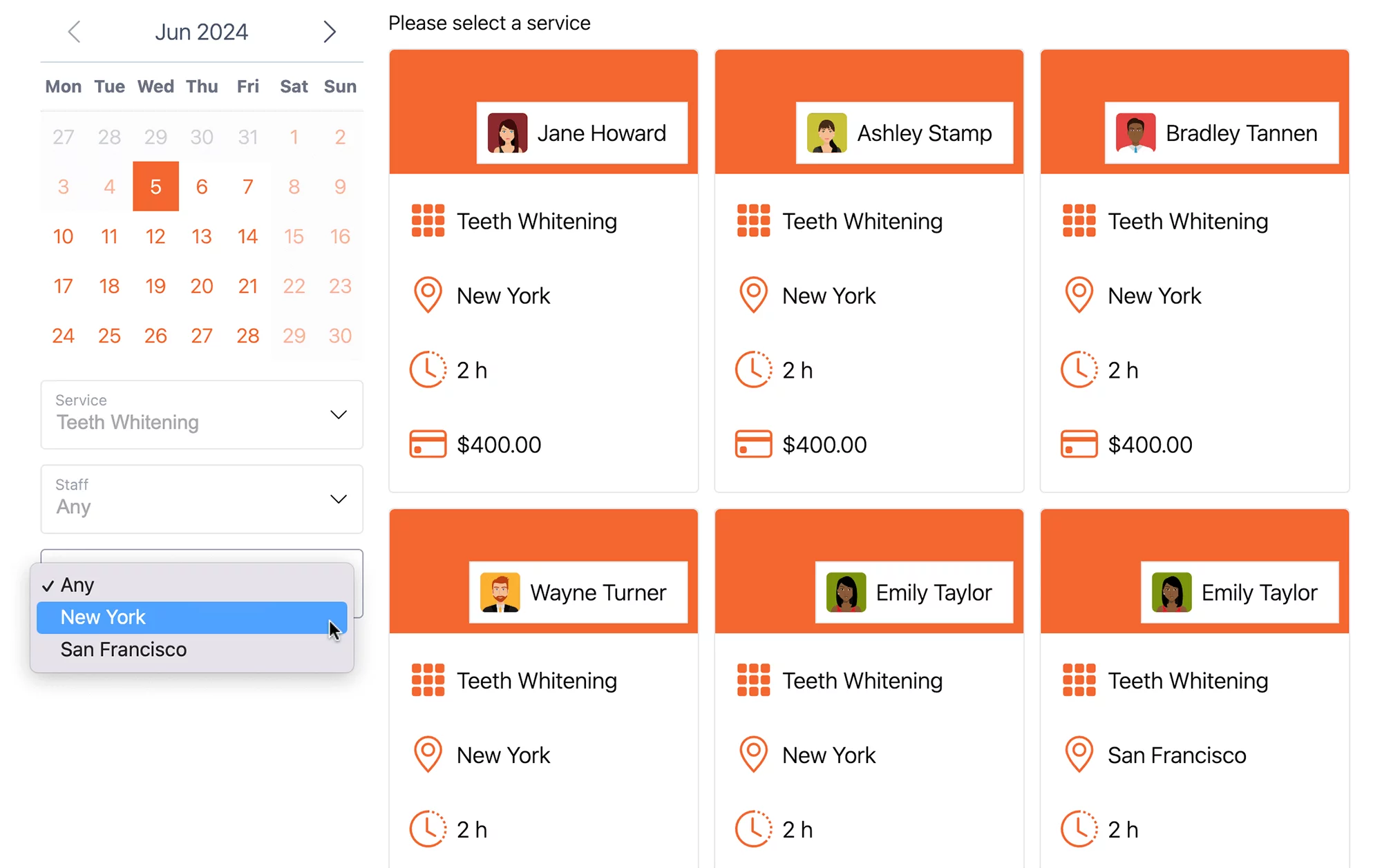 Add service locations in Bookly