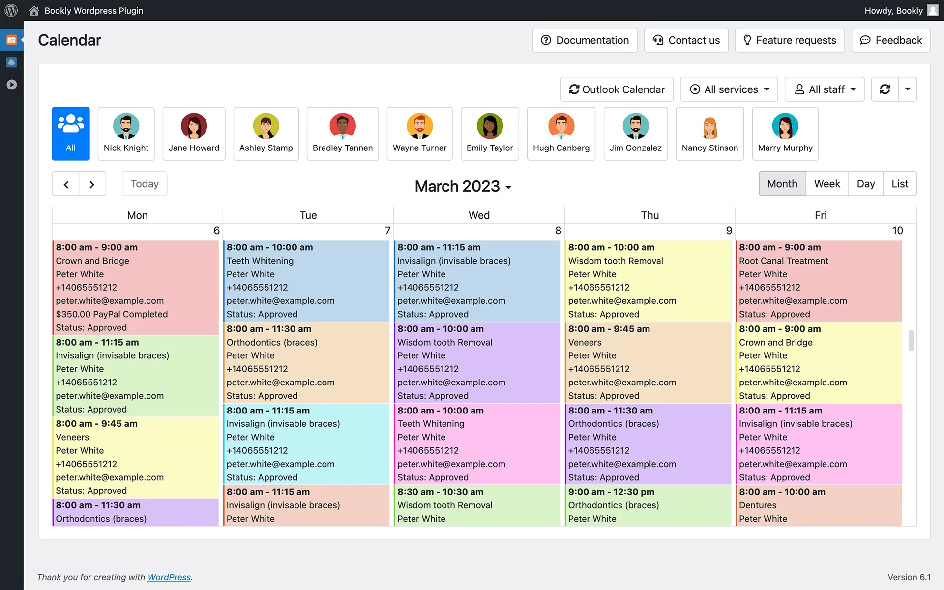 Bookly Outlook Calendar (Add-on)